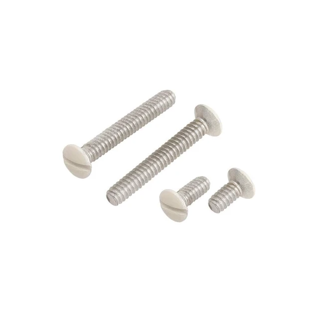 Alt view image 4 of 4 - Decorator Wall Plate Insert 1-Gang Decorative Single Gang Faceplate Standard Jack Wall Plate Keystone - 3-Port - 10 Pack