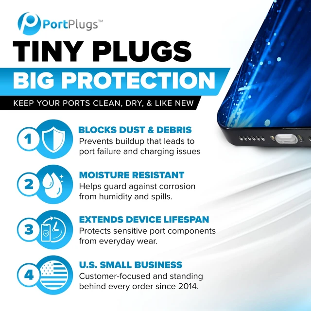 Alt view image 3 of 7 - USB C Port Blockers 5 Pack, Stainless Steel Security Locks with Key Physical port security, helps deter unauthorized access and data connections, tamper resistant metal design