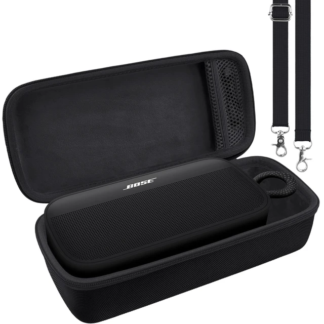 Alt view image 2 of 7 - Travel Case for Bose SoundLink Plus Portable Bluetooth Speaker,Black EVA Hard Shell, Easy Carry Handle, Impact Resistant Protection, Soft Interior Lining, Secure Custom Fit, Protective Case Only