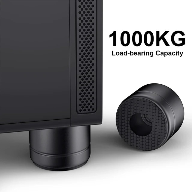 Alt view image 2 of 5 - Speaker Isolation Feet 1 Inch Aluminum Turntable Isolation Feet, Anti-Vibration Speaker Isolation Pads for Subwoofer, Audio Equipment, PC Case Feet with Non-Slip Rubber Rings - 30 * 25mm, 4 Pack