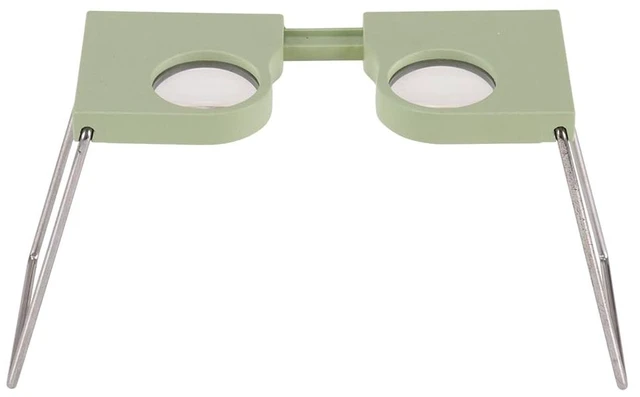 Main image of Wearable 4X Pocket Stereoscope - Lightweight Microscope with Adjustable 55-75 mm Lens Distance, Essential for Examiners, Surveyors, Engineers & Architects(2PCS)