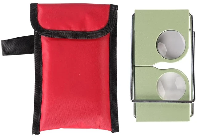 Alt view image 4 of 7 - Wearable 4X Pocket Stereoscope - Lightweight Microscope with Adjustable 55-75 mm Lens Distance, Essential for Examiners, Surveyors, Engineers & Architects(2PCS)