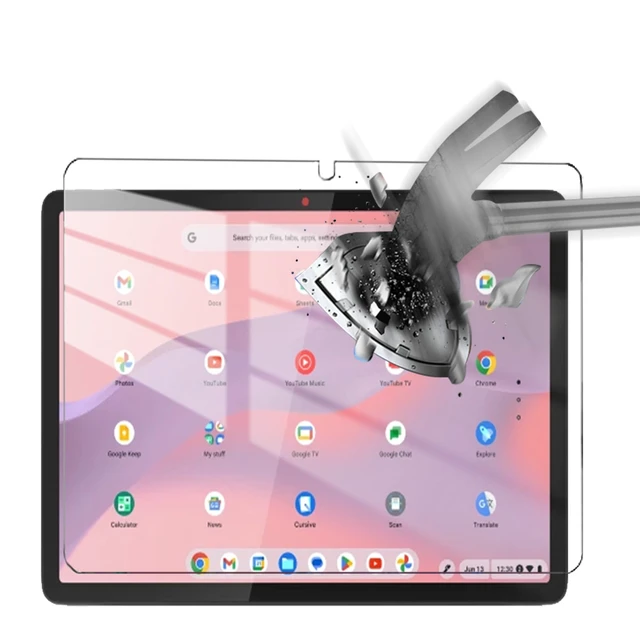Alt view image 5 of 6 - 2 Pack Tempered Glass Screen Protectors Compatible with Lenovo Chromebook Duet Gen 9, 11 inch Full Coverage,Anti Scratch, Bubble Free, 9H Hardness