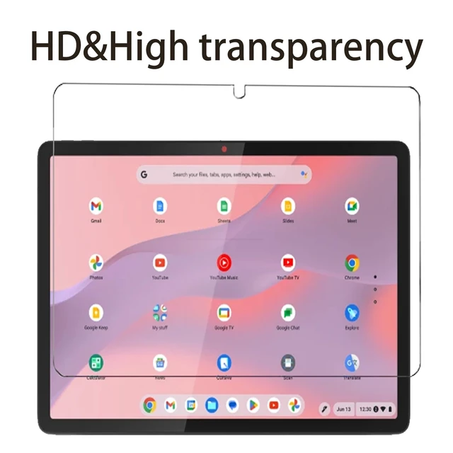 Alt view image 4 of 6 - 2 Pack Tempered Glass Screen Protectors Compatible with Lenovo Chromebook Duet Gen 9, 11 inch Full Coverage,Anti Scratch, Bubble Free, 9H Hardness