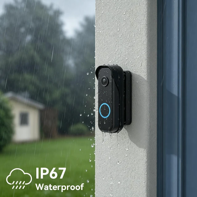 Alt view image 6 of 7 - Swivel Doorbell Mount for myQ Video Doorbell Camera, Angle Adjustable(40 to 140) Degree Mounting Bracket for myQ,Easy to Install (Video Doorbell is NOT Included)