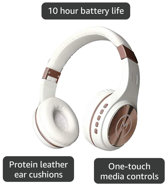 Alt view image 2 of 4 - Serenity Over-Ear Wireless Headset: Bluetooth 5.0 for Lag-Free Audio, Award-Winning Brand, 10-Hour Battery, Noise Isolating Earcups with Mic Ideal for Gaming, Zoom Calls & Music