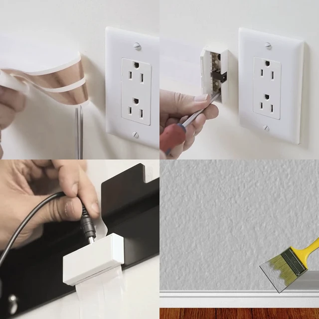 Alt view image 5 of 7 - Quick Connector for 16-Gauge Hidden Super Flat Speaker Wire Audio Cable Flat Wire Adaptor for LED Lighting and Other Low Voltage Appliance Connection (2 Connectors-C)