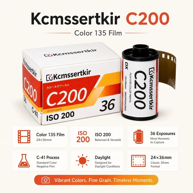 Alt view image 4 of 7 - C200 Color Negative Film ISO 200 35mm 135 Format 36 Exposures 1Roll
