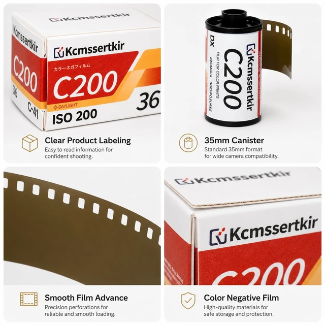 Alt view image 5 of 7 - C200 Color Negative Film ISO 200 35mm 135 Format 36 Exposures 1Roll