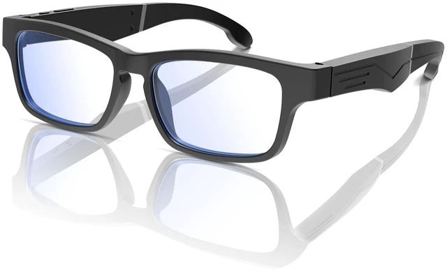 Main image of Smart Glasses Wireless Bluetooth Glasses for Men Women with Speakers Clear Phone Calls Game Music and Anti-Blue Light Lenses Wireless Audio for Android iOS(A)