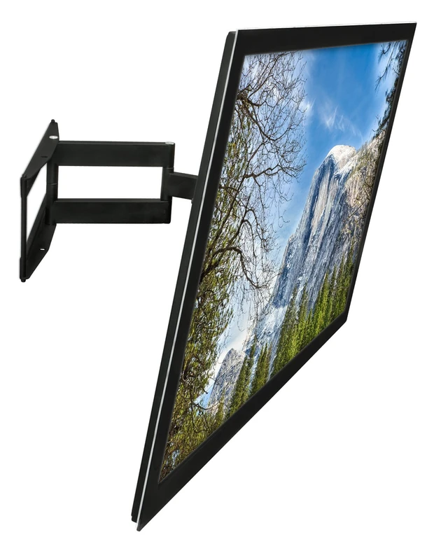 Alt view image 2 of 7 - Full Motion TV Wall Mount, 17.3" Arm, 110 lbs Extending swivel arm fits 32 to 65 inch screens, VESA compatible 400x400 and 600x400