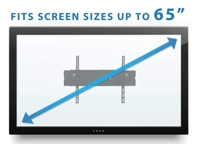 Alt view image 5 of 7 - Full Motion TV Wall Mount, 17.3" Arm, 110 lbs Extending swivel arm fits 32 to 65 inch screens, VESA compatible 400x400 and 600x400