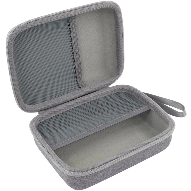 Alt view image 3 of 7 - Hard Storage Case for WOLFBOX MF100/MF50/MF60/70 Electric Air Duster Shockproof, Anti-crush, Mesh Pocket, Accessory storage, Not losing accessories, Protective Storage Box, Gray Case