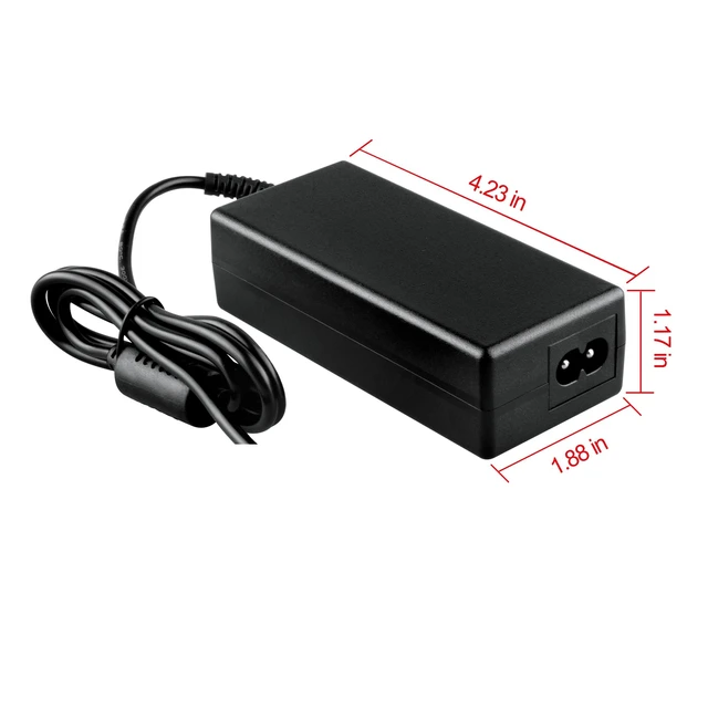 Alt view image 3 of 6 - 19V AC Adapter for AOC 24B1XH 24B1XHS 24B2XH 27B1H LED Monitor Power Supply Cord