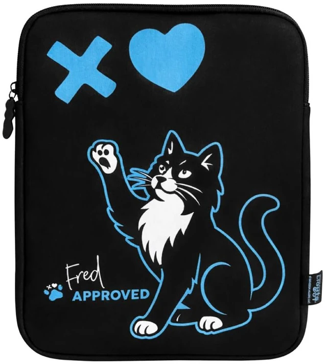 Main image of Conquest Lights Out Fred Approved Book Sleeve Cover E-Reader & Tablet Cases, Back Pocket, Zipper Charm, Gifts for Dark Romance Readers, 8.5" x 11", Officially Licensed