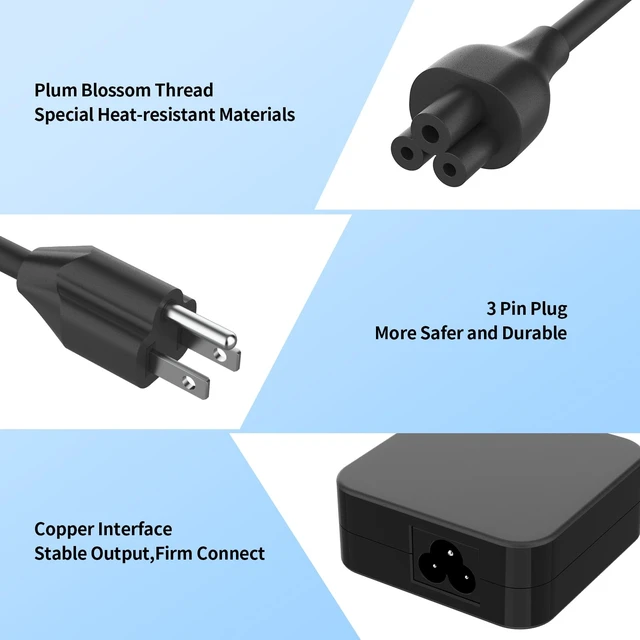Alt view image 6 of 7 - 90W 19V 4.74A 5.5 * 2.5mm Charger for Asus ADP-90YD B ROG Swift Monitor Compatible with Asus 90W 5.5*2.5mm Q550L VG27AQ X550L X550LA VG278 VG279 VG245H VG245 VG248QE VX248 VX228H VX279H Adapter