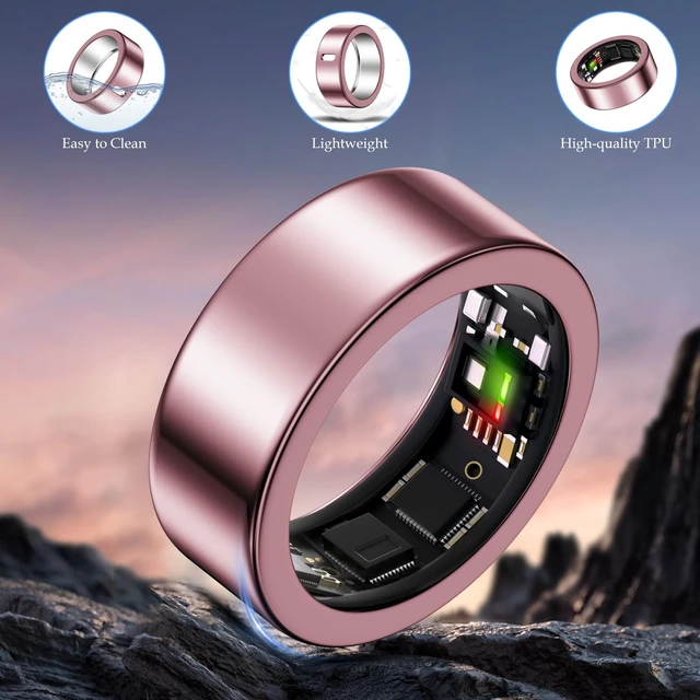 Alt view image 5 of 7 - 5 Pack Cover Compatible with Ultrahuman Ring Air Size 13 Anti-Scratch TPU Protector for Ultrahuman Ring Case Accessories for Women Men Working Out Gym, Support Charging with Cover on