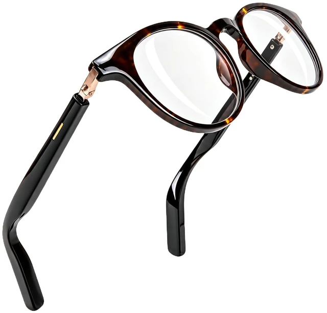 Main image of AI Smart Glasses with AI Voice Assistant & Real-Time Translation Powered By Auro AI, Lightweight TR90, Bluetooth 5.4 Audio, Photochromic Lenses, 134mm Fit & Stylish Design for Women & Men