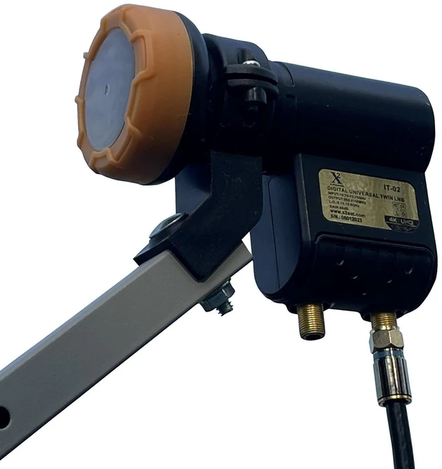 Main image of Twin Output KU Band LNB High Gain Universal Ku Band Dual Output Hd Lnbf Two Connect LNBFFTA for Free tv Antenna Universal LNB Dual, Twin Low Noise Block