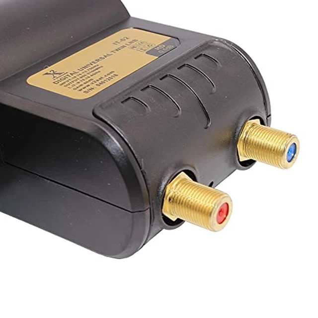 Alt view image 4 of 7 - Twin Output KU Band LNB High Gain Universal Ku Band Dual Output Hd Lnbf Two Connect LNBFFTA for Free tv Antenna Universal LNB Dual, Twin Low Noise Block