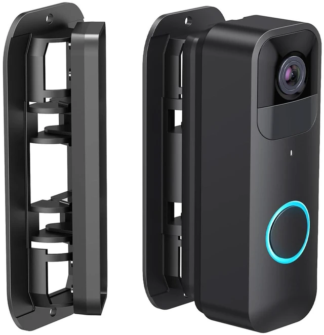 Main image of Blink Video Doorbell Angle Mount, Adjustable 30° to 145° Corner Wedge Bracket for All-New Blink Doorbell Camera (1st & 2nd Gen), Anti-Theft Swivel Mounting Kit with Wide Viewing Range, Black