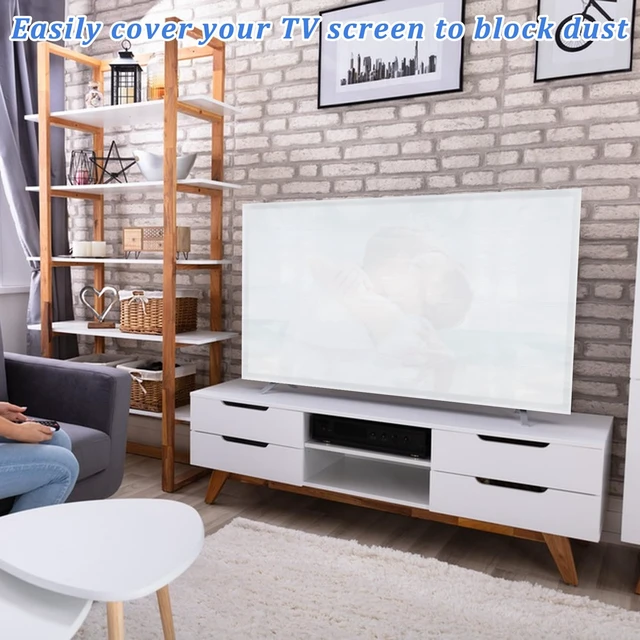 Alt view image 6 of 7 - 4 Pack Foam Flat Screen TV Cover for Moving,TV Protective Cover Fits Up to 36"H x 65"W Flat Screen TV Display Screen Protector for Protection During House Moving, Storing, PaintingHome Renovation