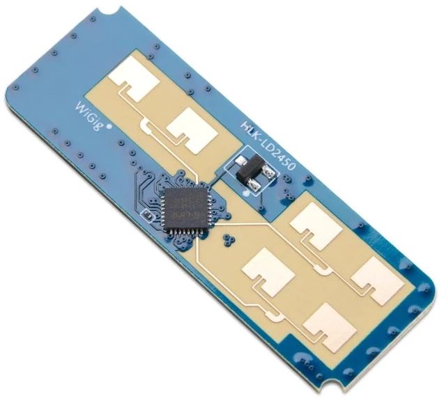 Main image of 1Pcs LD2450 Mmwave 24G 5V Tracking Radar Sensor for Smart Home Human Presence Motion Detection Module,8M Sensing Distance,±60° Azimuth Coverage,DIY Home Assistant,Office Hotel Monitoring