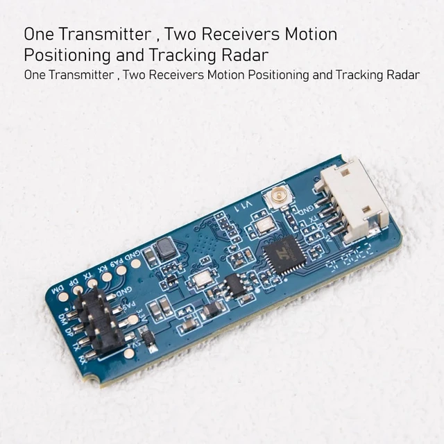 Alt view image 5 of 7 - 1Pcs LD2450 Mmwave 24G 5V Tracking Radar Sensor for Smart Home Human Presence Motion Detection Module,8M Sensing Distance,±60° Azimuth Coverage,DIY Home Assistant,Office Hotel Monitoring