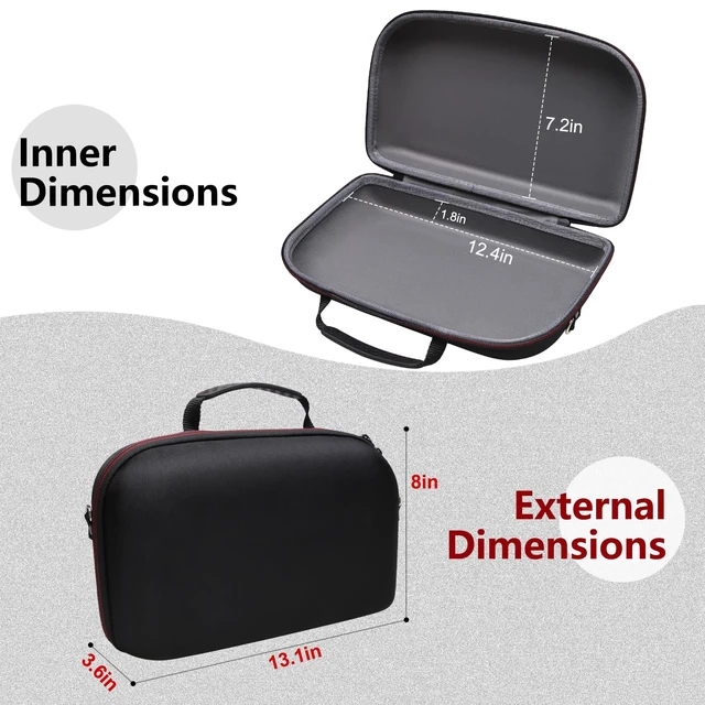 Alt view image 2 of 7 - LTGEM Case for Soundcore Motion X600 Portable Bluetooth Speaker Hard EVA Shell, Water-Resistant, Shock Protection, Scratch-Resistant Interior, Portable Travel Storage Case Only