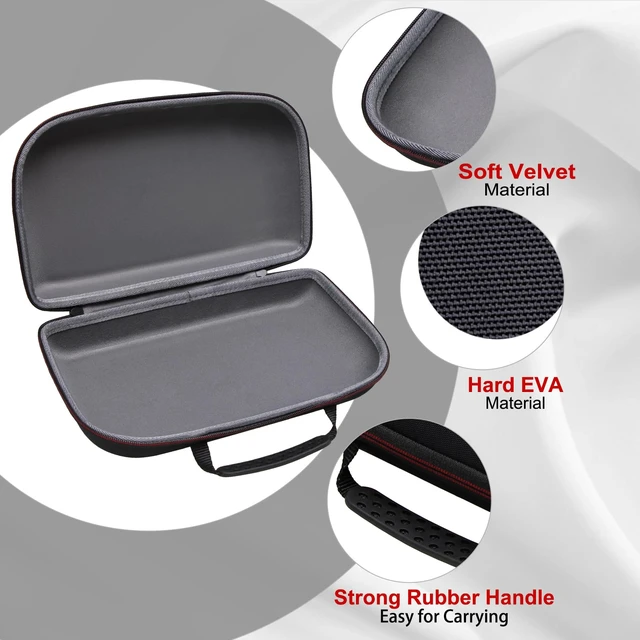 Alt view image 3 of 7 - LTGEM Case for Soundcore Motion X600 Portable Bluetooth Speaker Hard EVA Shell, Water-Resistant, Shock Protection, Scratch-Resistant Interior, Portable Travel Storage Case Only