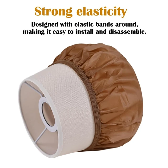 Alt view image 6 of 6 - LED Light Dimming Cover Diffuser Warm Light Diffusion Fabric Multiple Sizes for Desk Lamp, Pendant Light, Floor Lamp, Ceiling Light (Large)