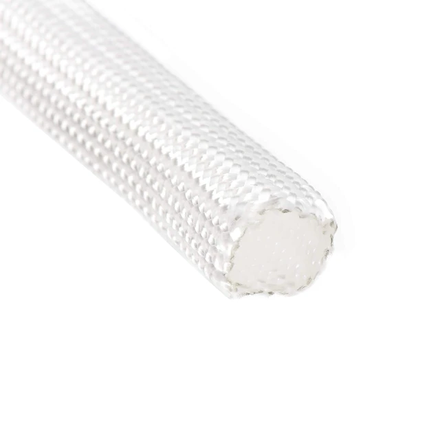 Alt view image 4 of 5 - Insulation Braid Sleeving, 16.4Ft-7mm High TEMP Fiberglass Sleeve White