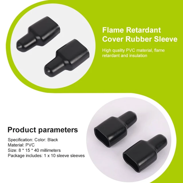 Alt view image 3 of 5 - Rubber Covers Flame Retardant Rubbe r Boots 2-Position Power Connector Rubber Sleeves for Anderson Powerpole Connector Housing PP15-PP45(20PCs)