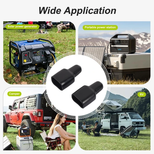 Alt view image 5 of 5 - Rubber Covers Flame Retardant Rubbe r Boots 2-Position Power Connector Rubber Sleeves for Anderson Powerpole Connector Housing PP15-PP45(20PCs)
