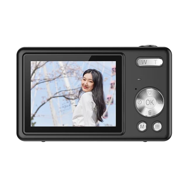 Alt view image 3 of 7 - Digital Camera, Autofocus UHD 4K 50MP Vlogging Camera for Photography with 32GB SD Card, 16X Zoom, Anti-Shake, Portable YouTube Compact Point and Shoot Digital Cameras for Kids Teens Adult Beginner
