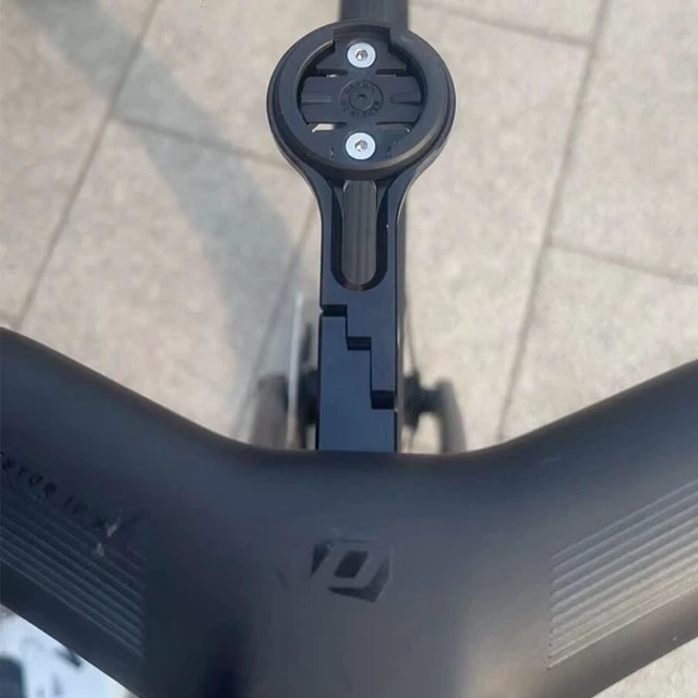 Alt view image 4 of 7 - Out Front Bike Stem Handlebar Combo Mount for Garmin Edge Wahoo Elemnt Bryton Rider Stages Dash Hammerhead Campatible with Scott Foil Addict Syncros Creston IC SL Handlebar