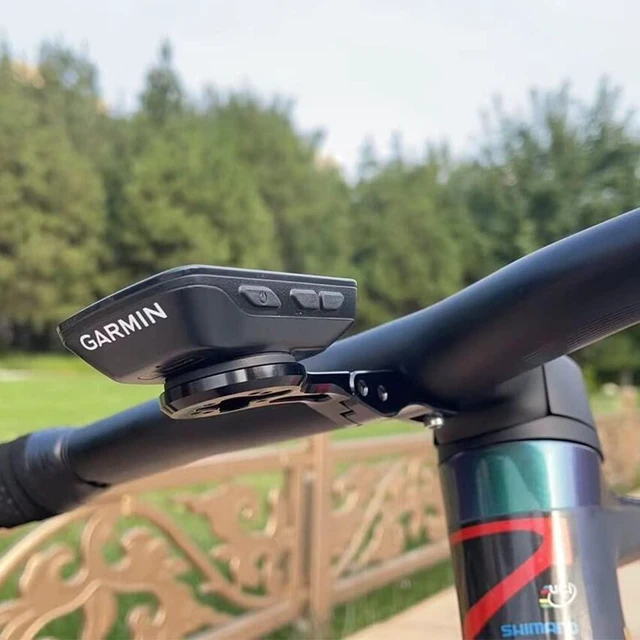Alt view image 5 of 7 - Out Front Bike Stem Handlebar Combo Mount for Garmin Edge Wahoo Elemnt Bryton Rider Stages Dash Hammerhead Campatible with Scott Foil Addict Syncros Creston IC SL Handlebar