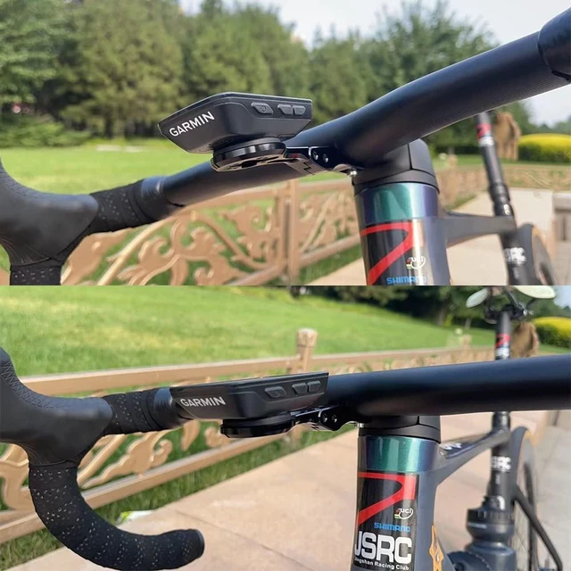 Alt view image 6 of 7 - Out Front Bike Stem Handlebar Combo Mount for Garmin Edge Wahoo Elemnt Bryton Rider Stages Dash Hammerhead Campatible with Scott Foil Addict Syncros Creston IC SL Handlebar