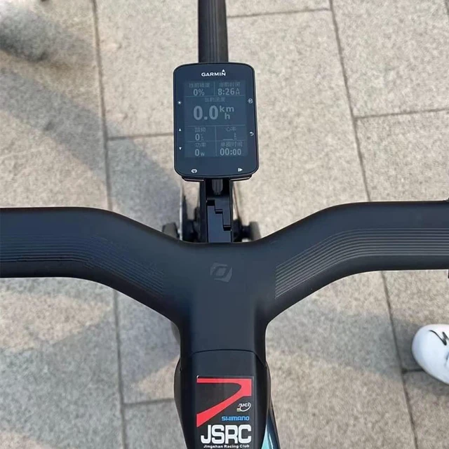 Alt view image 7 of 7 - Out Front Bike Stem Handlebar Combo Mount for Garmin Edge Wahoo Elemnt Bryton Rider Stages Dash Hammerhead Campatible with Scott Foil Addict Syncros Creston IC SL Handlebar