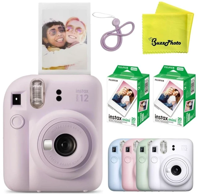 Main image of Instax Mini 12 Instant Film Camera (Lilac Purple w/ 40 Film Sheets)