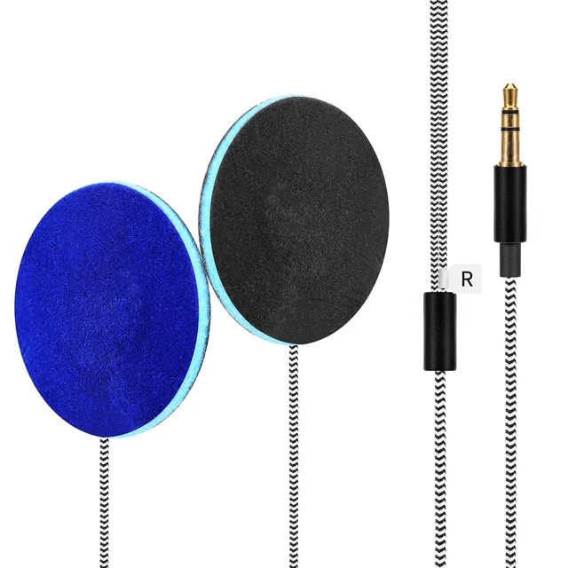 Alt view image 5 of 6 - Sleep Headphones Stereo with Headband Ultra Thin Speakers.Perfect for Side Sleeper,Sports,Air Travel,Meditation (WineRed)
