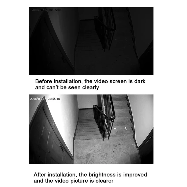 Alt view image 7 of 7 - Night Vision IR Illuminators 940nm Invisible 6-LEDs Infrared Light IP65 Water-Resistant Outdoor Floodlight for Security Cameras (940nm IR, 90° Angle for 4mm Lens)