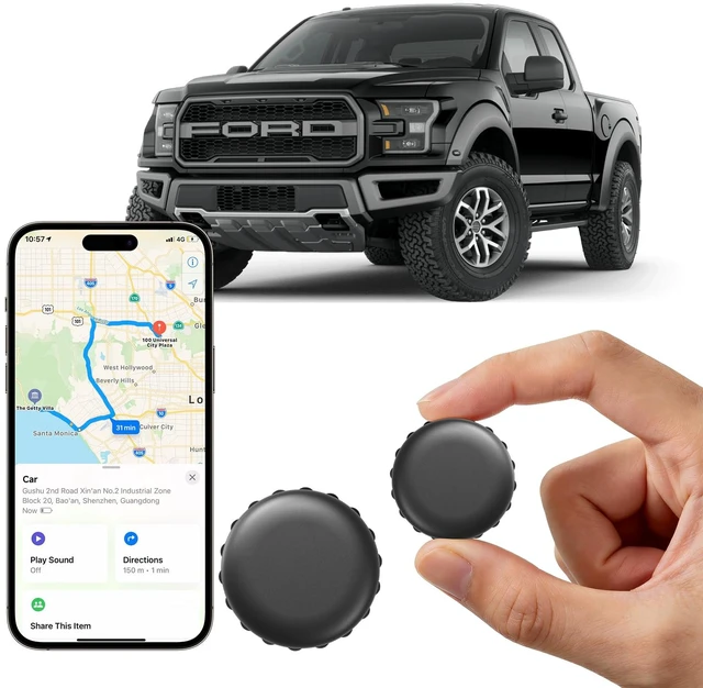 Main image of GPS Tracker for Super Magnetic Vehicles No Subscription for iOS and Android No-Wiring Hidden Tracking Device with App Alerts for Cars, Motorcycles & Teen Drivers