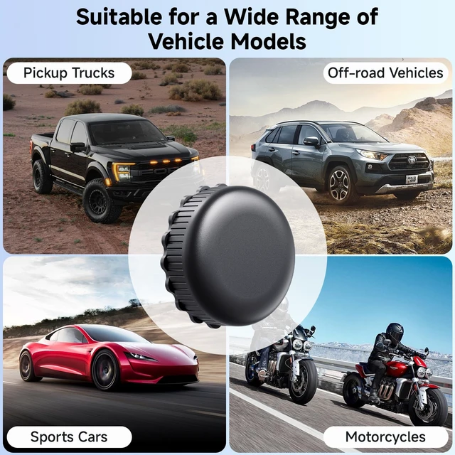 Alt view image 4 of 7 - GPS Tracker for Super Magnetic Vehicles No Subscription for iOS and Android No-Wiring Hidden Tracking Device with App Alerts for Cars, Motorcycles & Teen Drivers