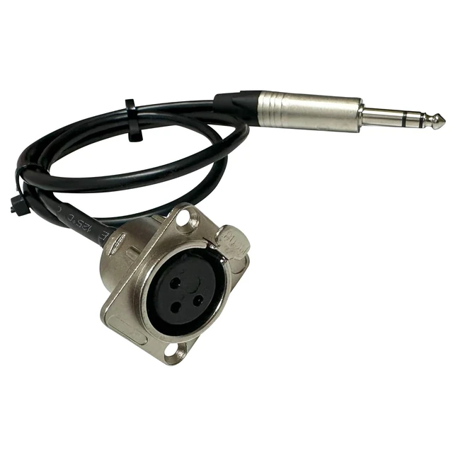 Alt view image 2 of 7 - XLR Female to 1/4 Inch TRS Pass Through Cable, Solderless Female XLR to 1/4 Inch TRS Pass Through Cable for Patch Panels, Stage Boxes & Floor Boxes; Solderless Pro Audio Connector