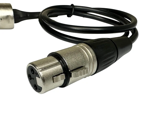 Alt view image 7 of 7 - XLR Pass Through Cable, Male to Female, Solderless Panel Mount Panel Mount XLR Pass Through Connector for Stage Box, Floor Box & Patch Panel; Male to Female Solderless Pro Audio Cable