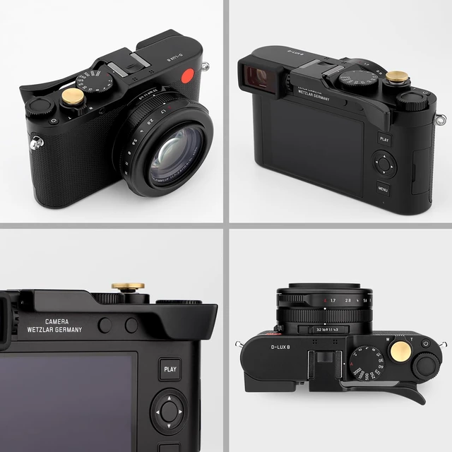 Alt view image 6 of 7 - D-Lux8 Metal Thumb Up Grip for Leica D-LUX 8 Camera Body Accessories Hot Shoe Cover, Thumb Rest Support Handgrip, Stable One-hand Operation, DLux 8 Photography Gear, Less Hand Fatigue