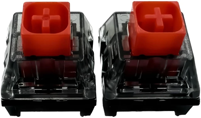 Main image of Upgrade Kailh Box V2 Red Switches for Mechanical Gaming Keyboard,5-Pin 40gf Linear/Dust&Waterproof Switches(108pcs,Red)