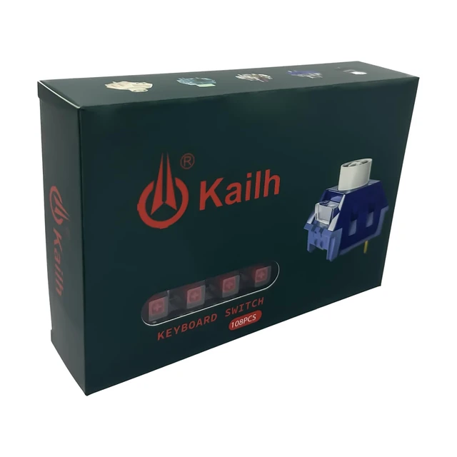 Alt view image 6 of 7 - Upgrade Kailh Box V2 Red Switches for Mechanical Gaming Keyboard,5-Pin 40gf Linear/Dust&Waterproof Switches(108pcs,Red)