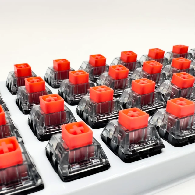 Alt view image 5 of 7 - Upgrade Kailh Box V2 Red Switches for Mechanical Gaming Keyboard,5-Pin 40gf Linear/Dust&Waterproof Switches(108pcs,Red)